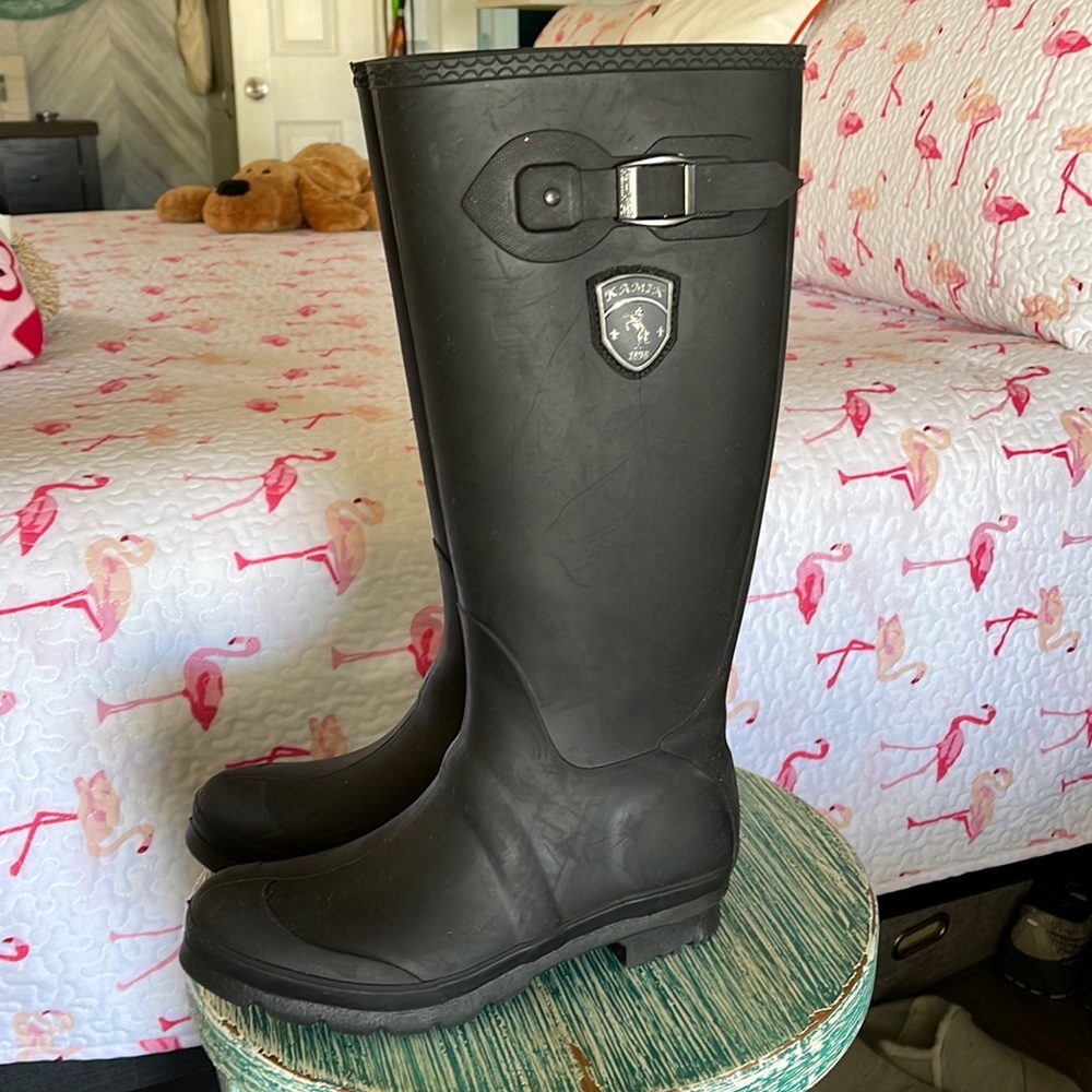 Kamik “Jennifer” Tall Rubber Rain Boots